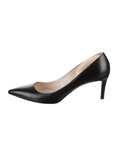 Pre-owned Prada Leather Pumps In Black