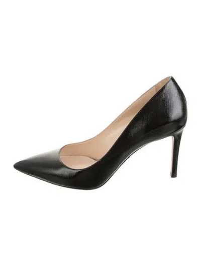 Pre-owned Prada Leather Pumps In Black