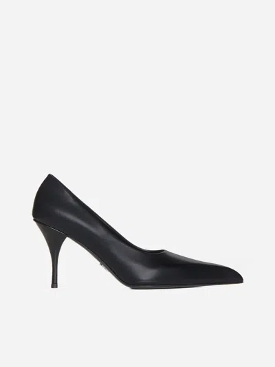 PRADA LEATHER PUMPS