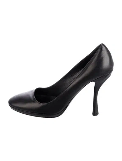 Pre-owned Prada Leather Pumps In Blue