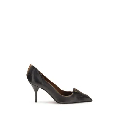 PRADA LEATHER PUMPS