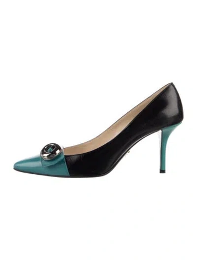 Pre-owned Prada Leather Pumps In Multi
