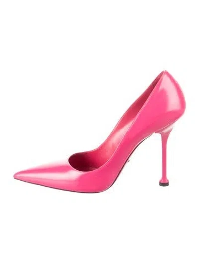 Pre-owned Prada Leather Pumps In Pink
