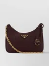 Prada Re-edition 2005 Saffiano Leather Bag In Burgundy