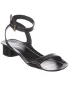 Prada Leather Sandal In Black