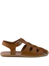 Prada Suede Fisherman Sandals