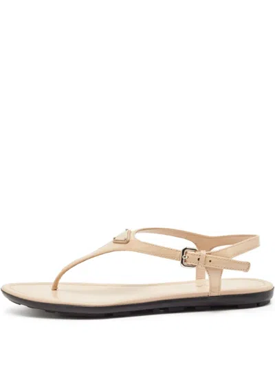 Pre-owned Prada Leather Sandals
