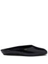 Prada Leather Sandals In Black