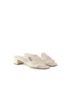 Prada Leather Sandals In Multi