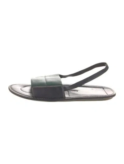 Pre-owned Prada Leather Sandals In Multi