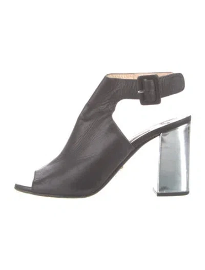 Pre-owned Prada Leather Sandals In Multi