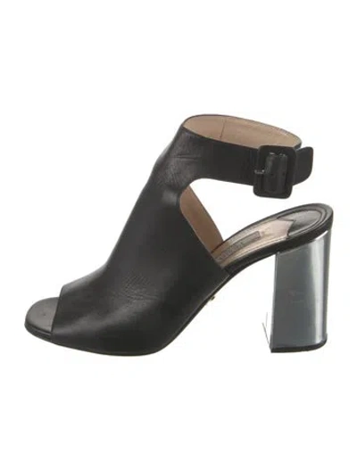 Pre-owned Prada Leather Sandals In Multi