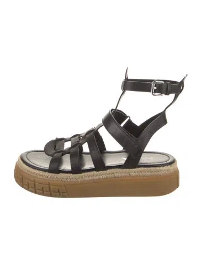 Pre-owned Prada Leather Sandals In Multi