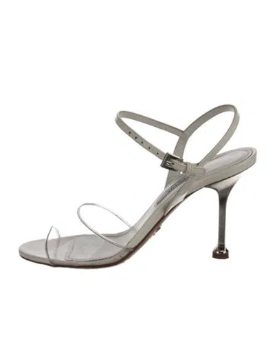 Pre-owned Prada Leather Sandals In Multicolor