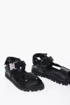 PRADA LEATHER SANDALS WITH BUCKLE
