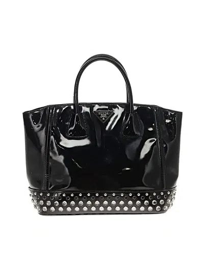 Pre-owned Prada Leather Satchel In Black
