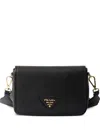 Prada Flap Soft Leather Shoulder Bag