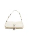 Prada Leather Shoulder Bag In White