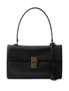 Prada Sound Medium Soft Leather Top-handle Bag In F0362 Pistacchio