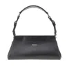 Prada Chic Top Handle Shoulder Bag With Gold Hardware In Black