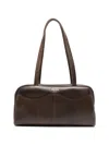Prada Brown Carry Large Shoulder Bag In Animal Print
