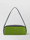 Prada Borsa A Spalla In Pelle Verde Donna