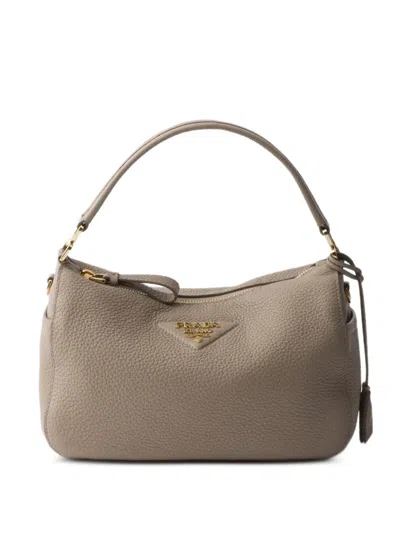Prada Small Leather Top-handle Bag In Pink