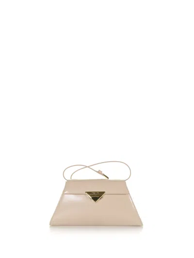 Prada Leather Shoulder Bag In Ninfea