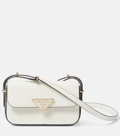 PRADA LEATHER SHOULDER BAG