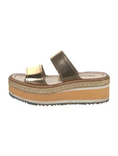 Pre-owned Prada Leather Slides