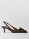 Prada 5 Cm Leather Pumps For Women In Black