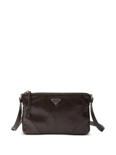 Prada Leather Smartphone Case In Pink