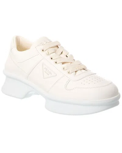 PRADA PRADA LEATHER SNEAKER