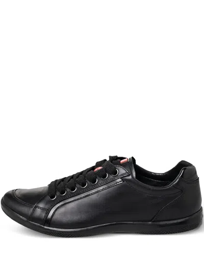 Pre-owned Prada Leather Sneakers