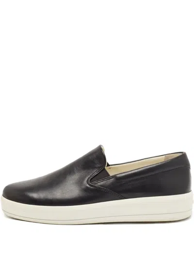 Pre-owned Prada Leather Sneakers