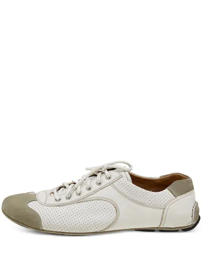 Pre-owned Prada Leather Sneakers