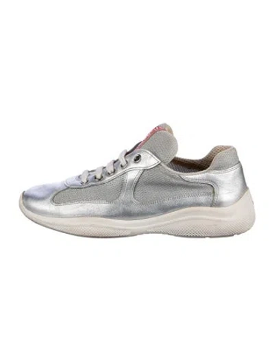 Pre-owned Prada Leather Sneakers