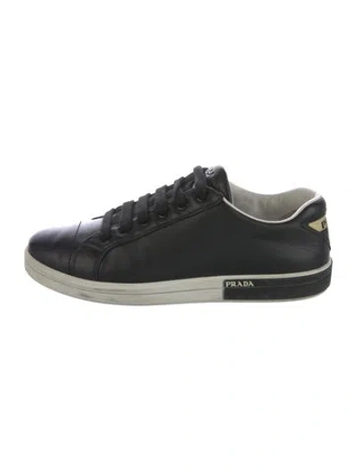 Pre-owned Prada Leather Sneakers
