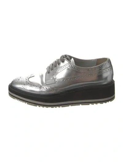 Pre-owned Prada Leather Sneakers
