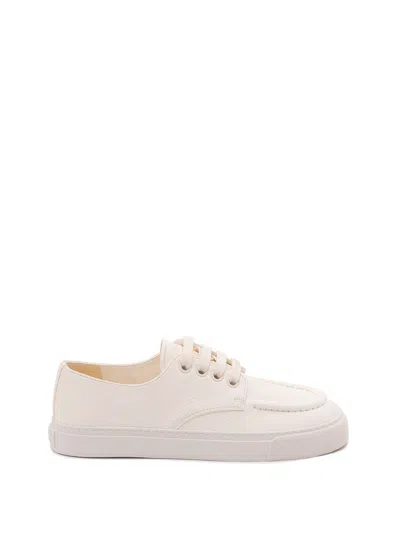 Prada Leather Sneakers In White