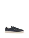 Prada Round-toe Low-top Casual Shoes In Black
