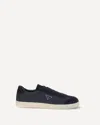 Prada Nylon Sneakers With Suede Inserts In Multi
