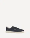 Prada Round-toe Low-top Casual Shoes In Blue