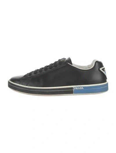 Pre-owned Prada Leather Sneakers In Multi
