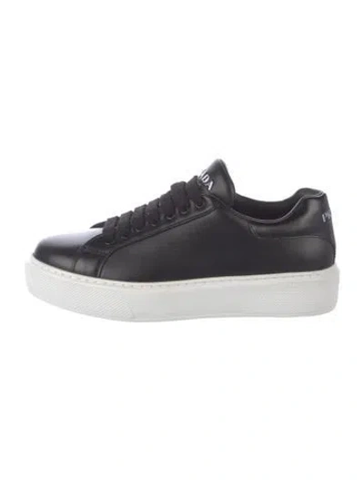 Pre-owned Prada Leather Sneakers In Multi