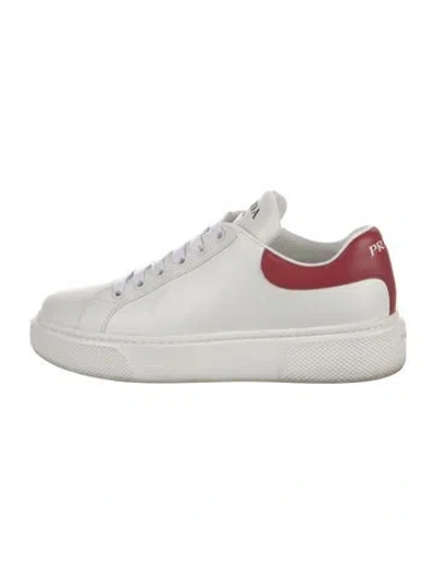 Pre-owned Prada Leather Sneakers In Multi