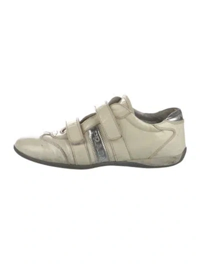 Pre-owned Prada Leather Sneakers In Multi