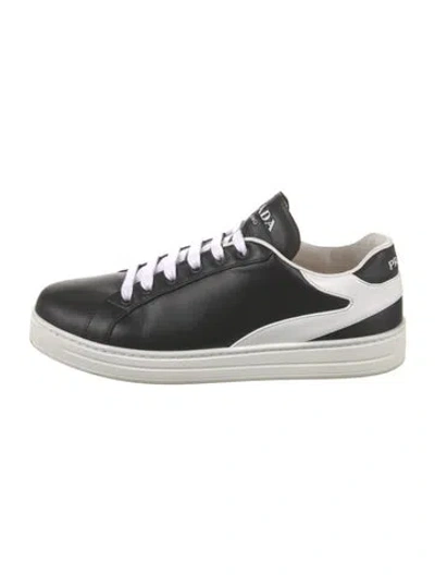 Pre-owned Prada Leather Sneakers In Multi