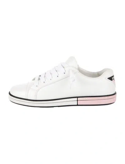 Pre-owned Prada Leather Sneakers In Multi