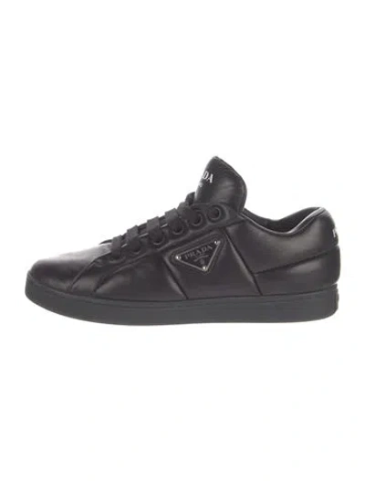 Pre-owned Prada Leather Sneakers In Multi